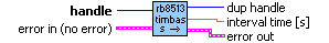 RB8513 TIMEBASE Get Interval Time